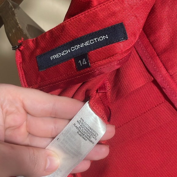 French Connection red pencil skirt - Picture 7 of 9